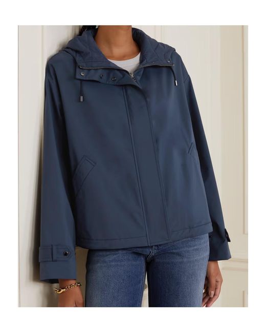 Loro Piana Blue Hooded Jacket