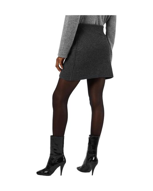 Givenchy Gray Fluid Midi Skirt