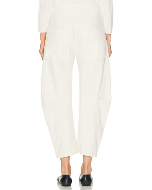 Nili Lotan White Casual Trousers With Belt Loops