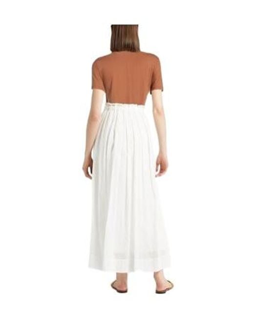 Max Mara Brown Crew-Neck Short-Sleeve T-Shirt