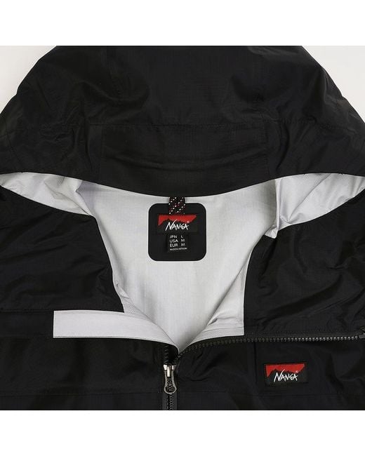NANGA Black Hooded Casual Jacket for men