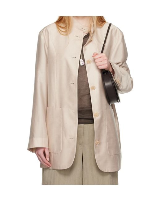 Our Legacy Natural Workshop X Emporio Armani Collaboration Pomposo Casual Jacket