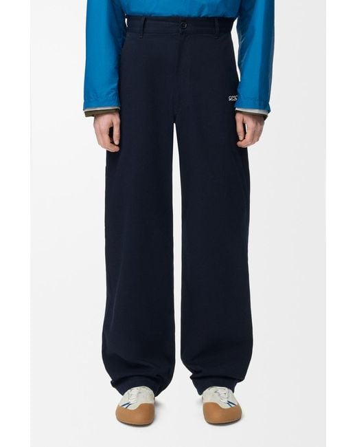 Loewe Blue Trousers for men