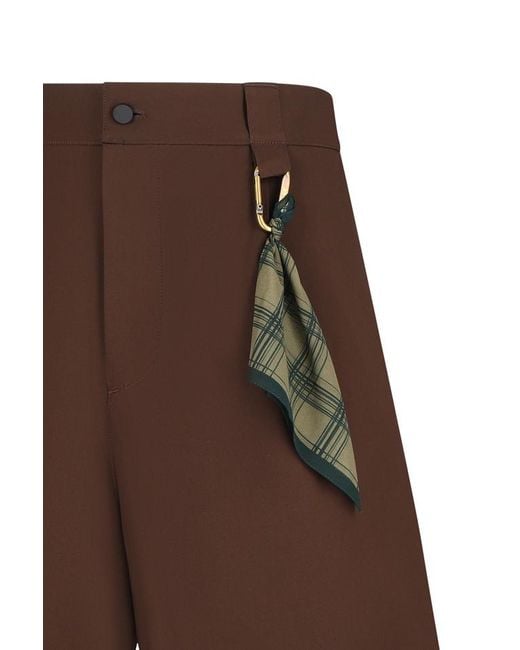 DARKPARK Brown Denis Wide-Leg Bermuda Shorts for men