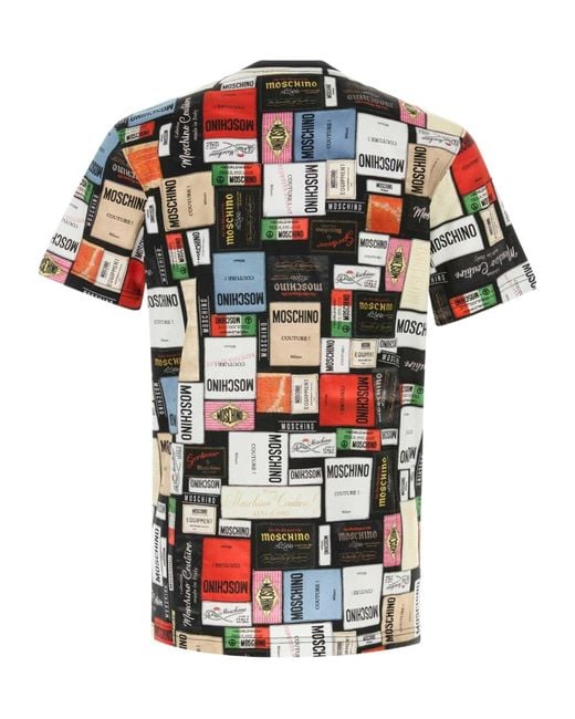Moschino White Short-Sleeved T-Shirt for men