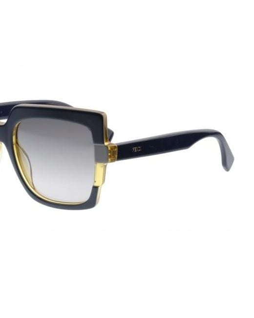 Fendi Metallic Logo Details Sunglasses