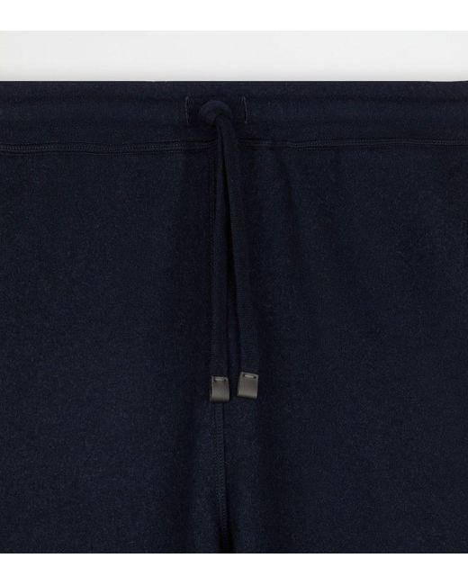 Tod's Blue Cashmere-Blend Jersey Jogging Pants for men