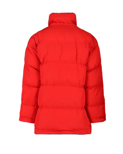 Balenciaga Blue Logo Reversible Down Jacket for men
