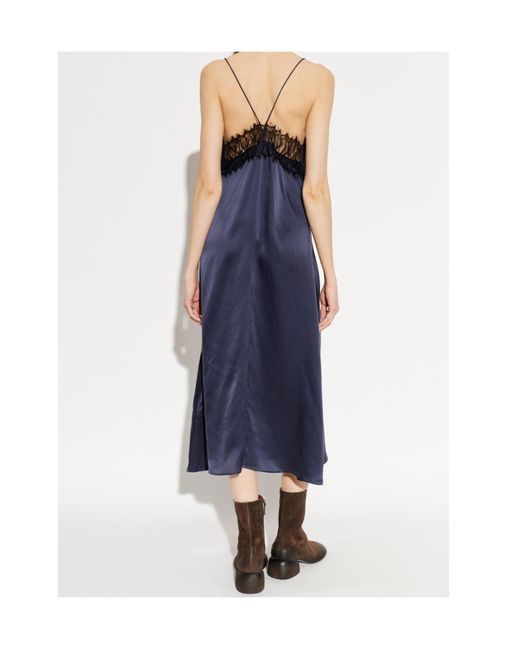 IRO Blue Slip Dress