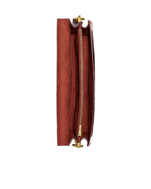 COACH Red Signature Monogram Shoulder Bag