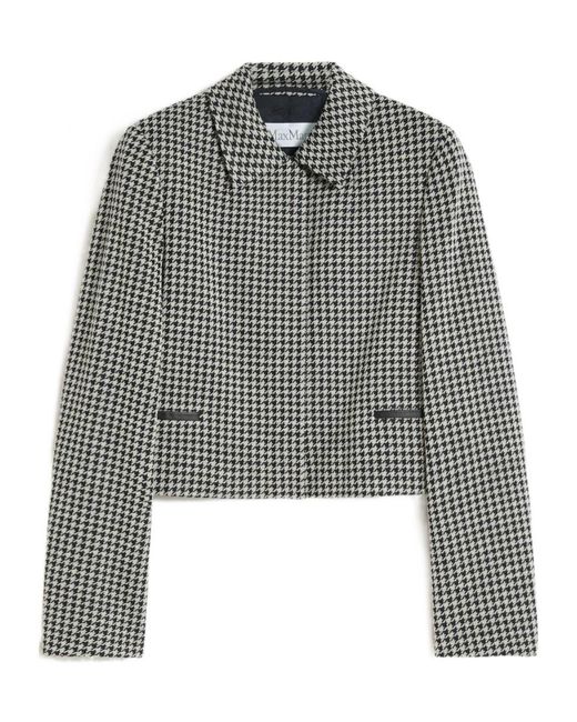 Max Mara Gray Long-Sleeve Casual Jacket