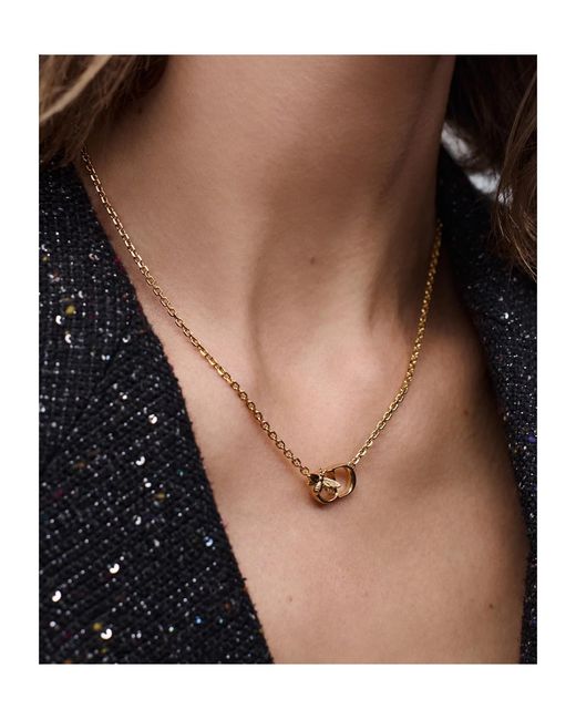 Dior Metallic Cd Garden Necklace