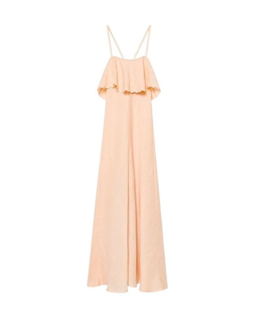 Forte_forte Pink Suspender Dress