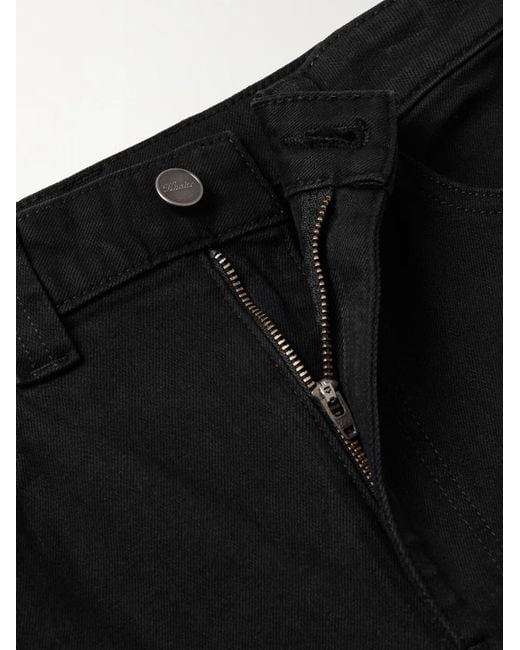 Khaite Black Callum High-Rise Straight-Leg Jeans