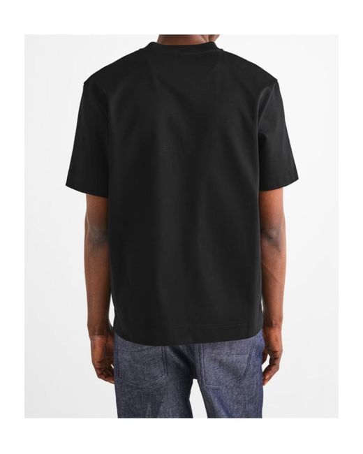 Fendi Black Logo Short-Sleeved T-Shirt for men