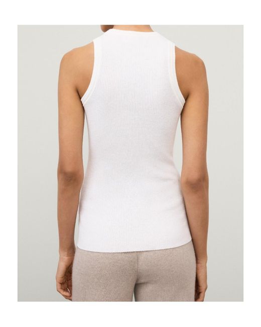 Lisa Yang White Amya Top