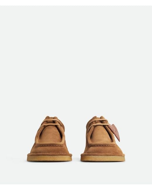 Bottega Veneta Brown Lace-Up Moccasins for men