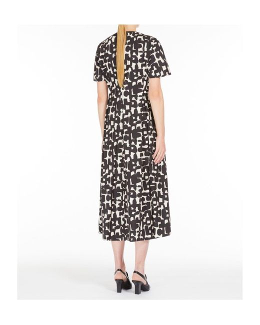 Max Mara Black Short Sleeve Dress