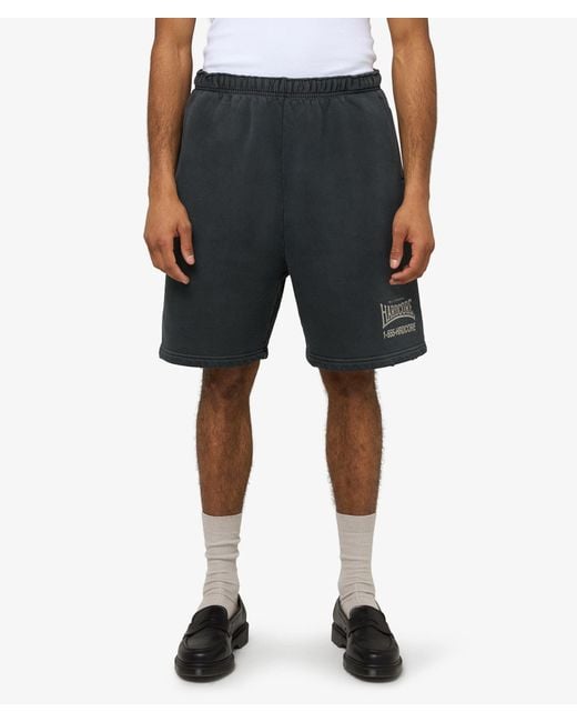 Willy Chavarria Black Hardcore Buffalo Shorts for men