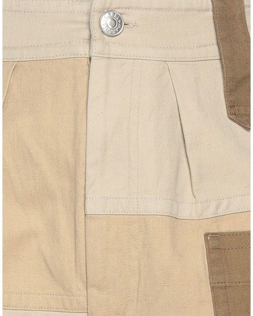Isabel Marant Natural Patchwork Design Shorts