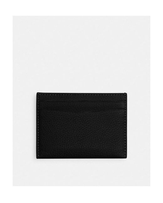 COACH Black Logo Card Bag