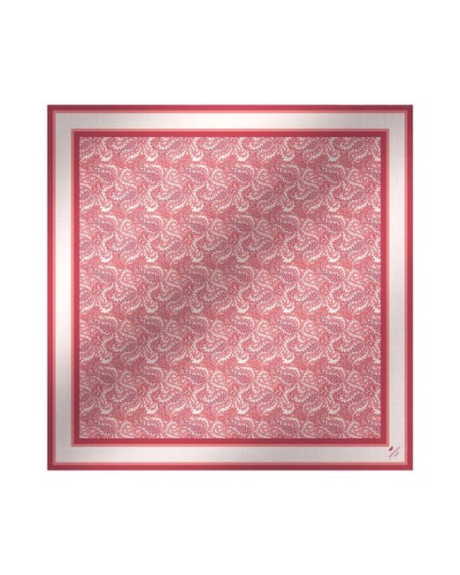 Weekend by Maxmara Pink Paisley-Print Scarf