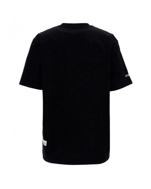 Heron Preston Black Logo Printed T-Shirt for men