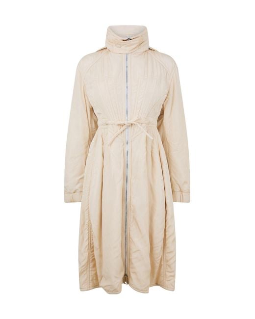 Bottega Veneta Natural Midlength Hooded Coat