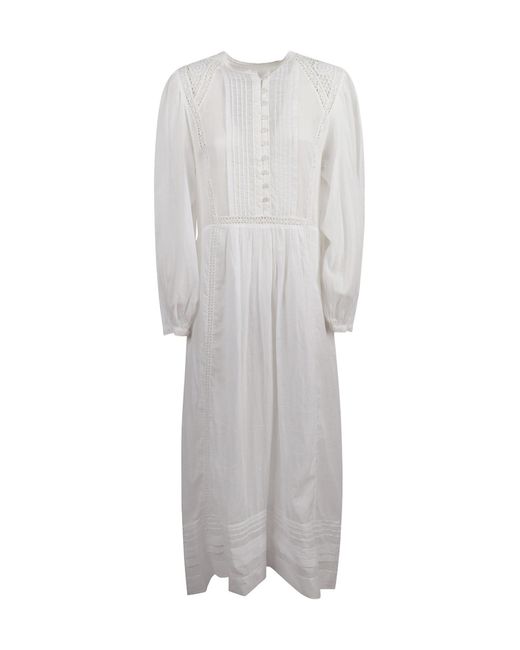 Isabel Marant Gray Long-Sleeved Dress