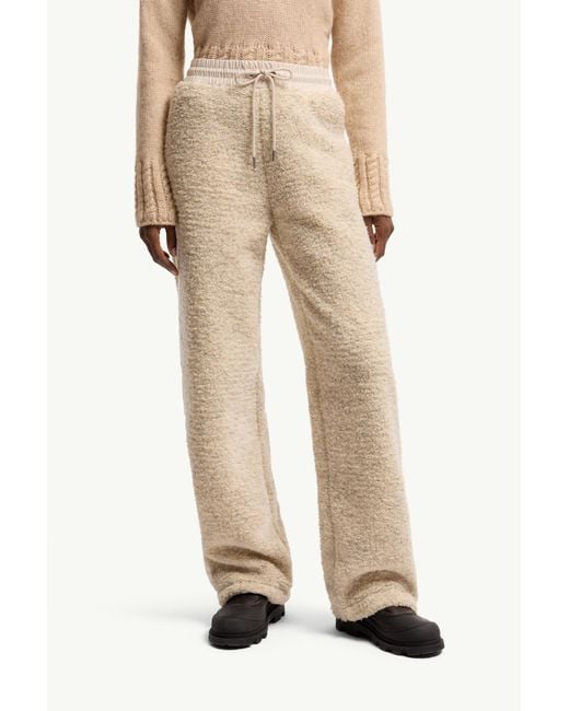 Moncler Natural Teddy Sweatpants