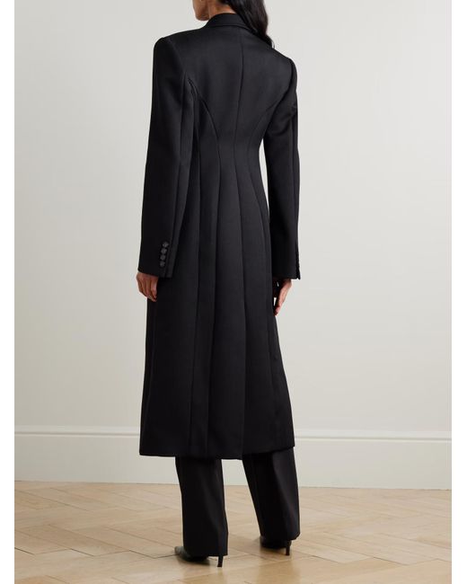 Stella McCartney Black Double-Breasted Coat