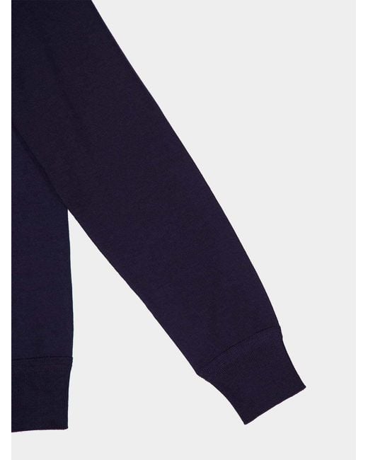 Tom Ford Blue Crewneck Fine-Knit Jumper for men