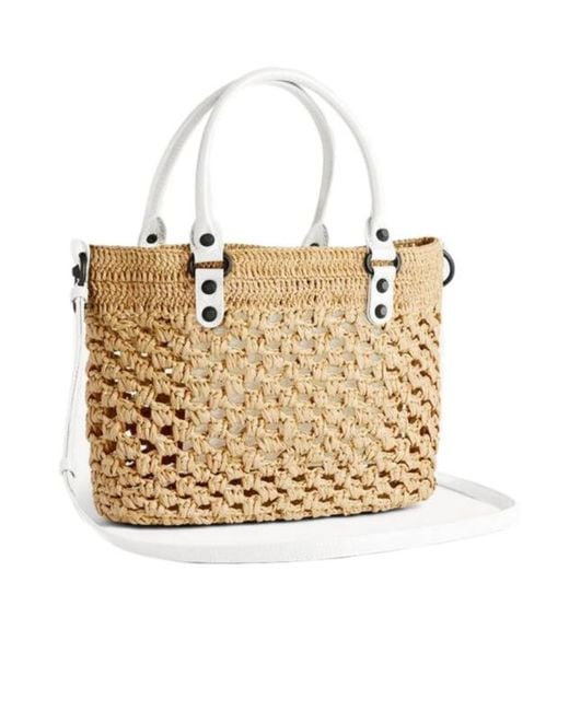 Balenciaga White Le City Basket Small