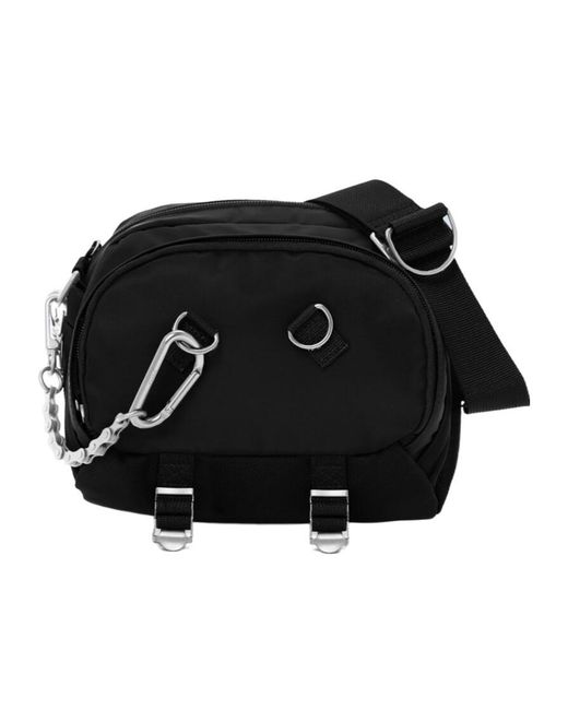 Porter-Yoshida and Co Black Ride Chain Shoulder Bag for men