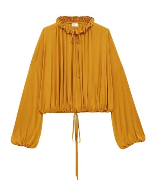 Saint Laurent Yellow Blouse