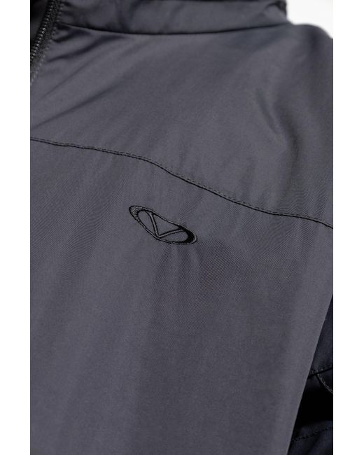 Vetements Blue Logo Casual Jacket for men
