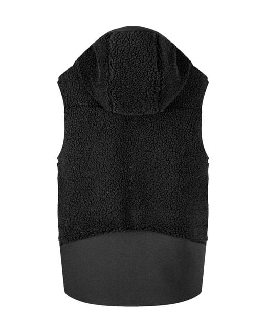 Montura Black Hooded Fleece Jacket