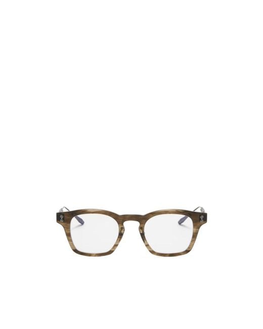 Akoni White Full-Rimmed Plano Lenses for men