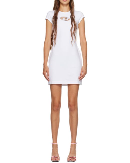 DIESEL White D-Angiel Short Dress