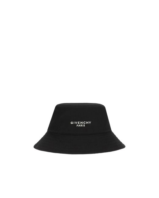 Givenchy Black Paris Bucket Hat for men