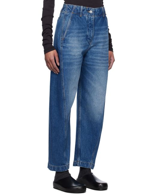 Studio Nicholson Blue Belt Loop Jeans
