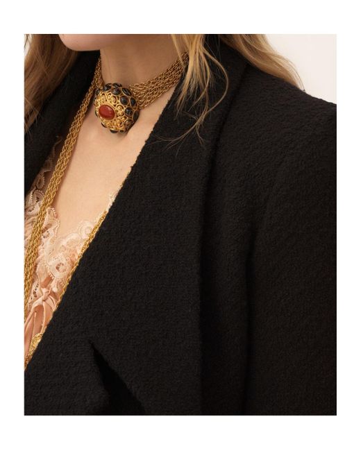 Chloé Black Chloé Double-Breasted Buttoned Blazer
