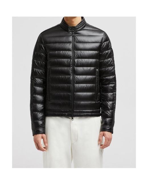 Moncler Black Jacobus Zip-Up Padded Jacket for men