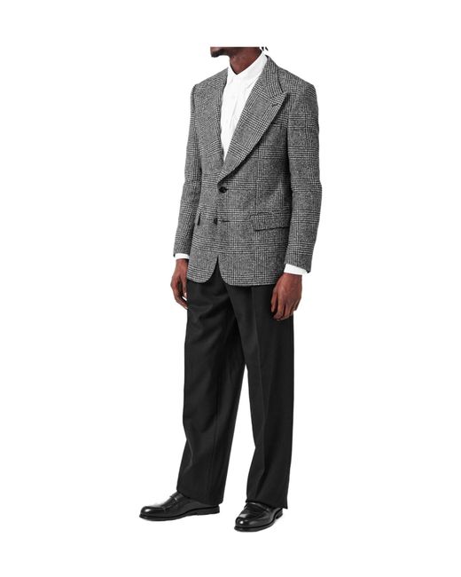 Dolce & Gabbana Gray Single-Breasted Blazer for men