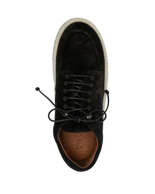 Marsèll Black Raised-Sole Parapana Loafers for men