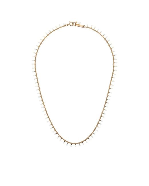 Isabel Marant Metallic Casablanca Embellished Charm Necklace