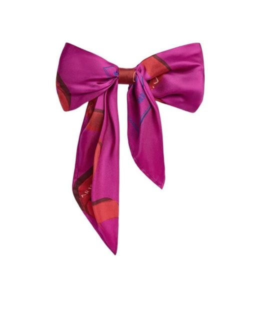 Céline Pink Big Ribbon Hair Clip