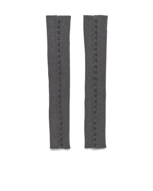 Paloma Wool Gray Prior Buttoned Knitted Leg Warmers