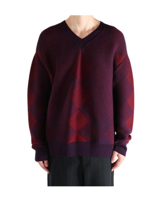 Dries Van Noten Red Mail Sweater for men