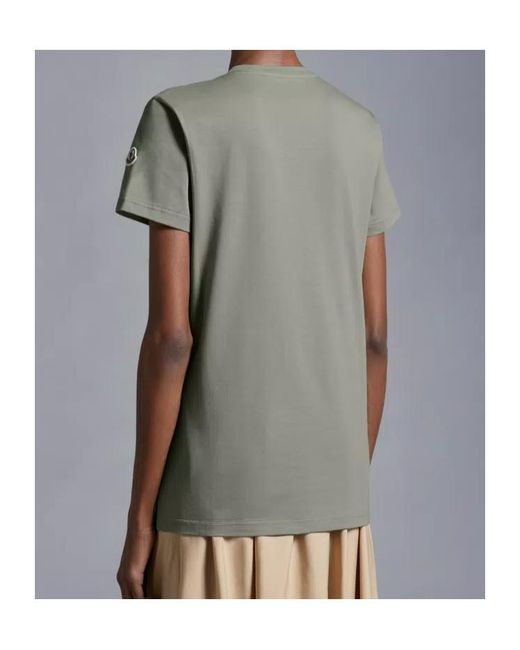 Moncler Gray Crewneck Short-Sleeved T-Shirt